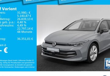 VW Golf 16.740 km 31.980 &euro; München 80935