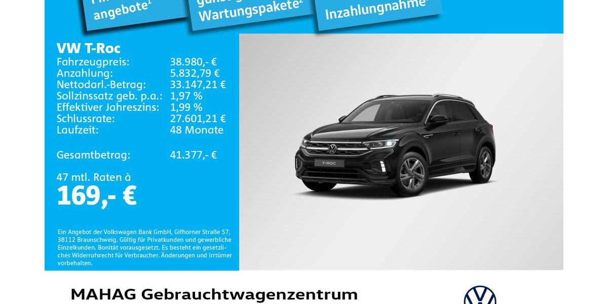 VW T-Roc 7.779 km 38.980 &euro; München 80935