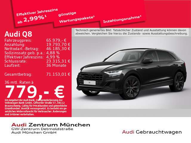 Audi Q8 61.306 km 65.979 &euro; München 80935