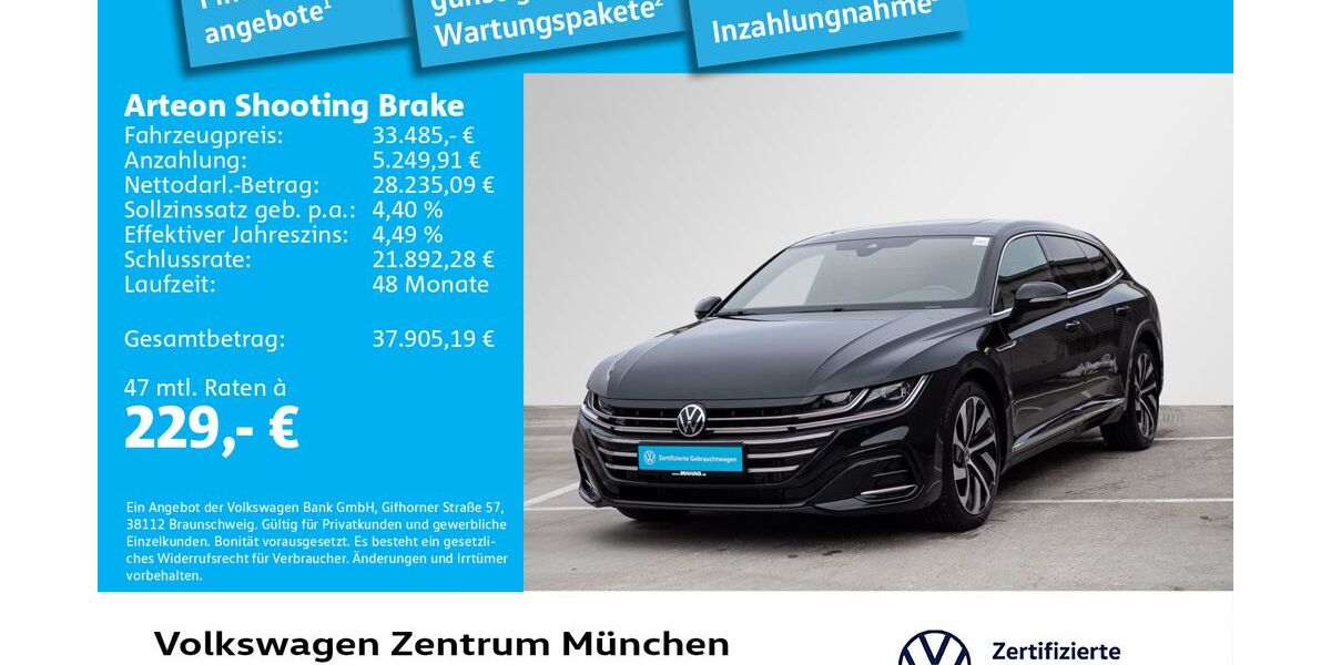 VW Arteon 31.375 km 33.246 &euro; München 80687