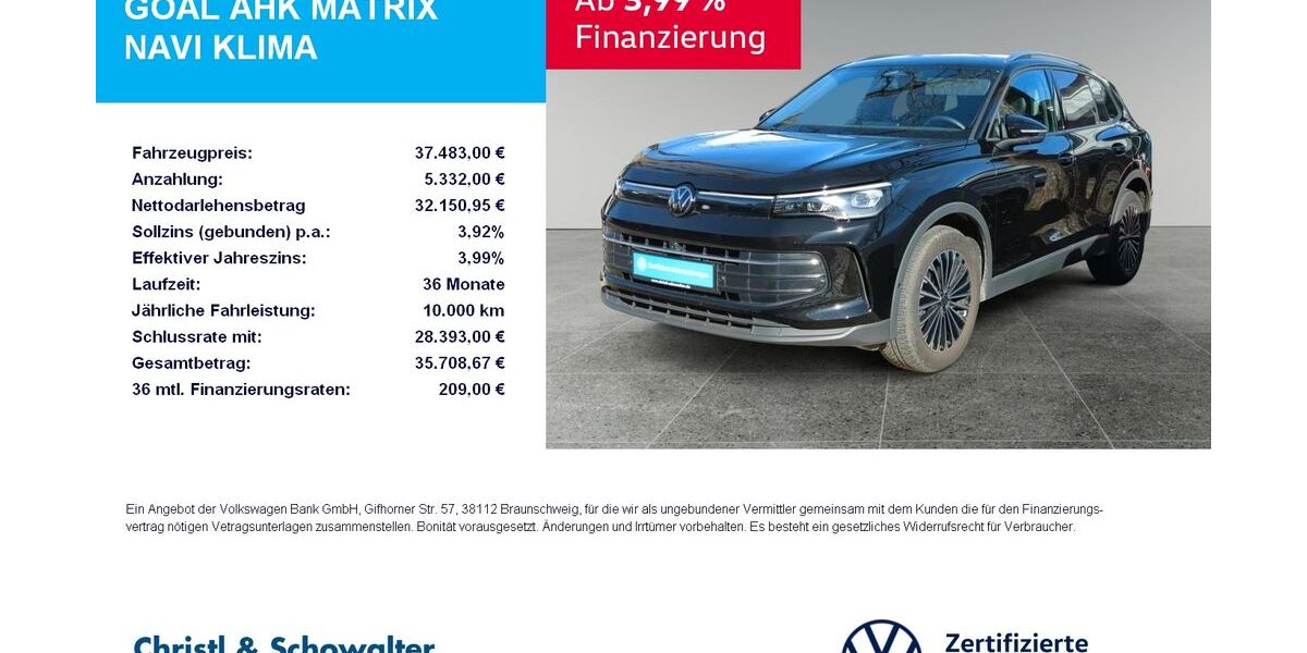 VW Tiguan 18.350 km 37.483 &euro; München 81476