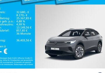 VW ID.4 27.485 km 32.680 &euro; München 81825