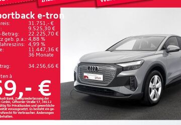 Audi Q4 e-tron 24.668 km 31.672 &euro; Eching 85386