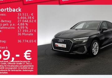 Audi A3 12.289 km 32.163 &euro; Eching 85386