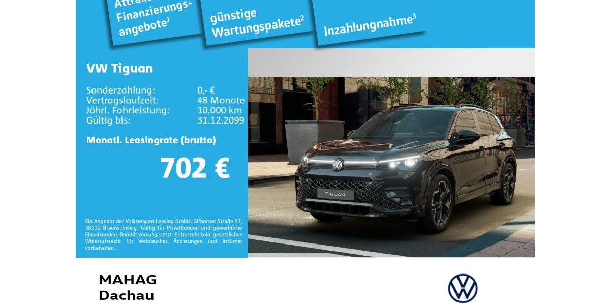 VW Tiguan 3.000 km 57.780 &euro; Dachau 85221