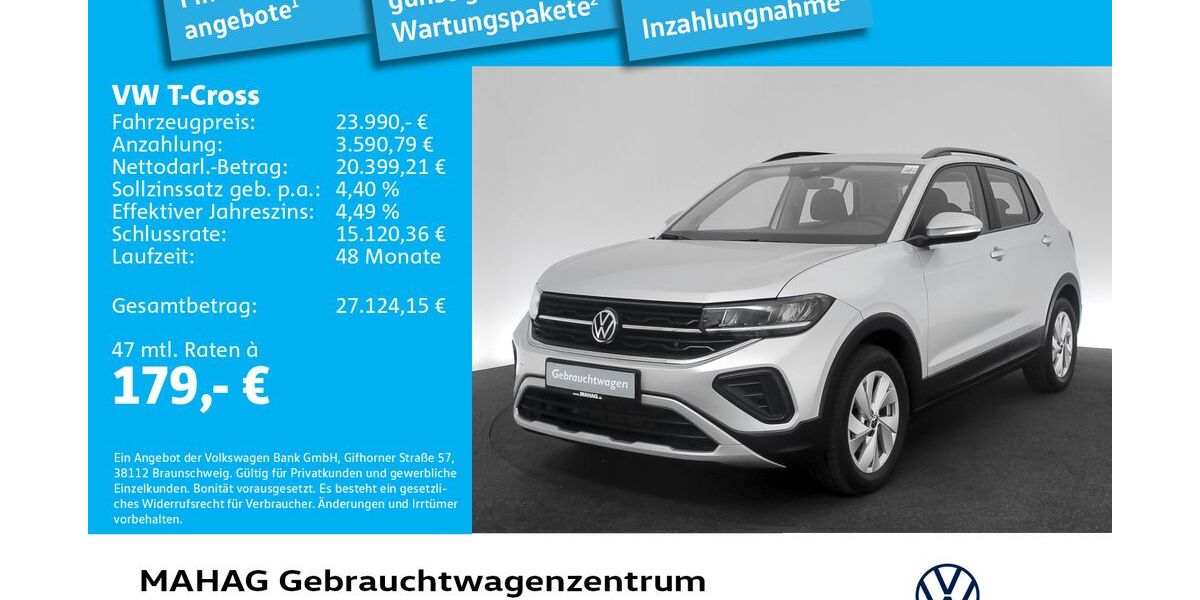 VW T-Cross 7.756 km 23.990 &euro; München 80935