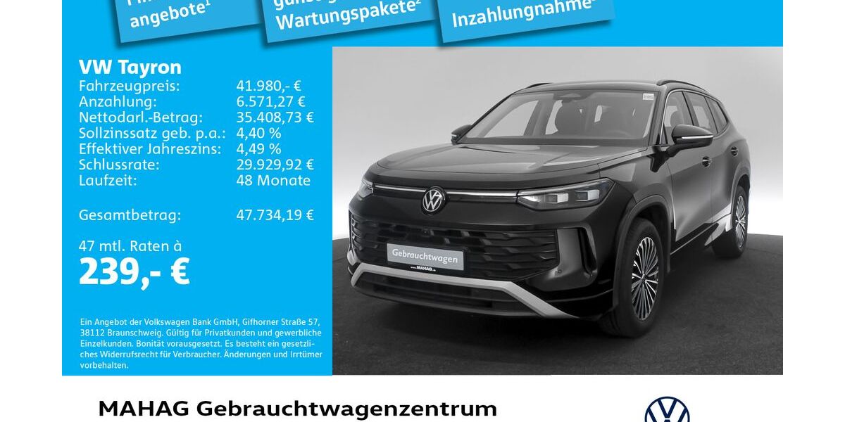 VW Tayron 19.935 km 41.980 &euro; München 80935