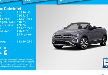 VW T-Roc 8.718 km 31.980 &euro; München 80935