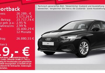 Audi A3 31.279 km 24.873 &euro; München 80935