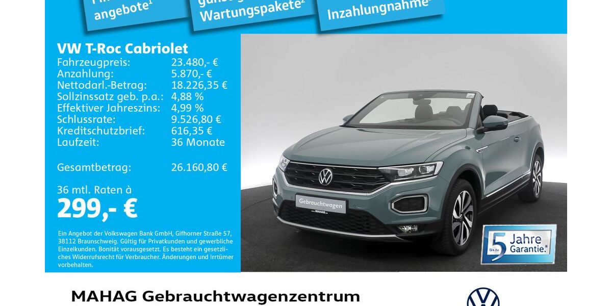 VW T-Roc 32.205 km 23.480 &euro; München 80935