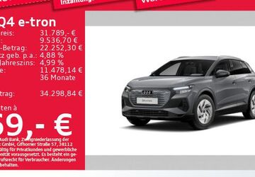 Audi Q4 e-tron 27.614 km 31.789 &euro; München 81825