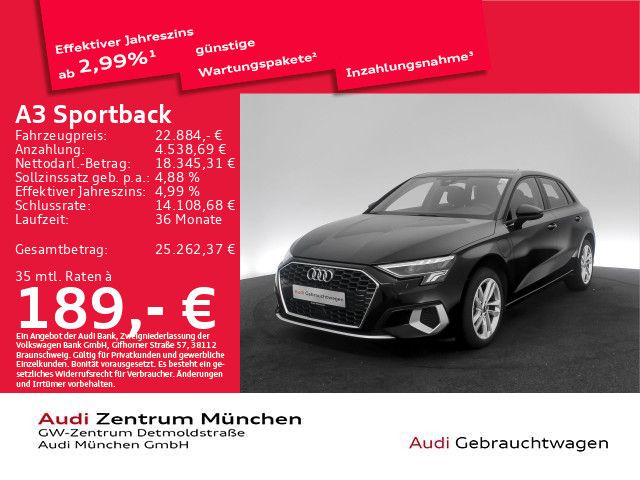 Audi A3 37.940 km 22.884 &euro; München 80935