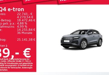 Audi Q4 e-tron 65.743 km 22.743 &euro; Eching 85386