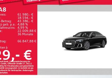 Audi A8 44.717 km 61.592 &euro; München 81825
