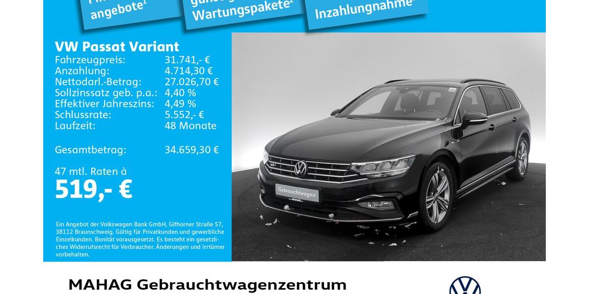 VW Passat Variant 44.114 km 30.483 &euro; München 80935