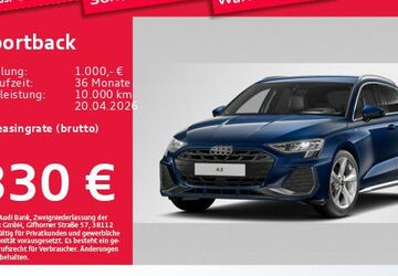 Audi A3 2.579 km 36.892 &euro; Eching 85386