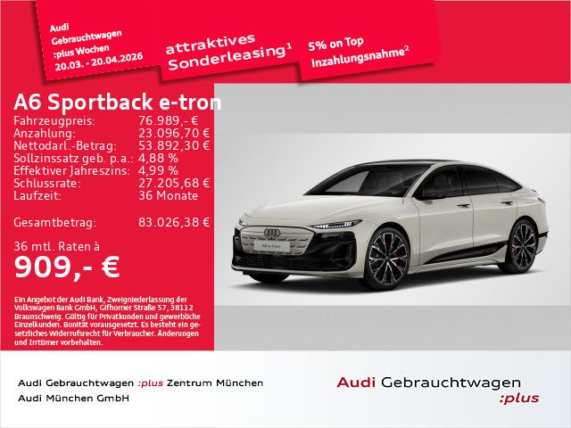 Audi A6 e-tron 19.873 km 75.891 &euro; Eching 85386