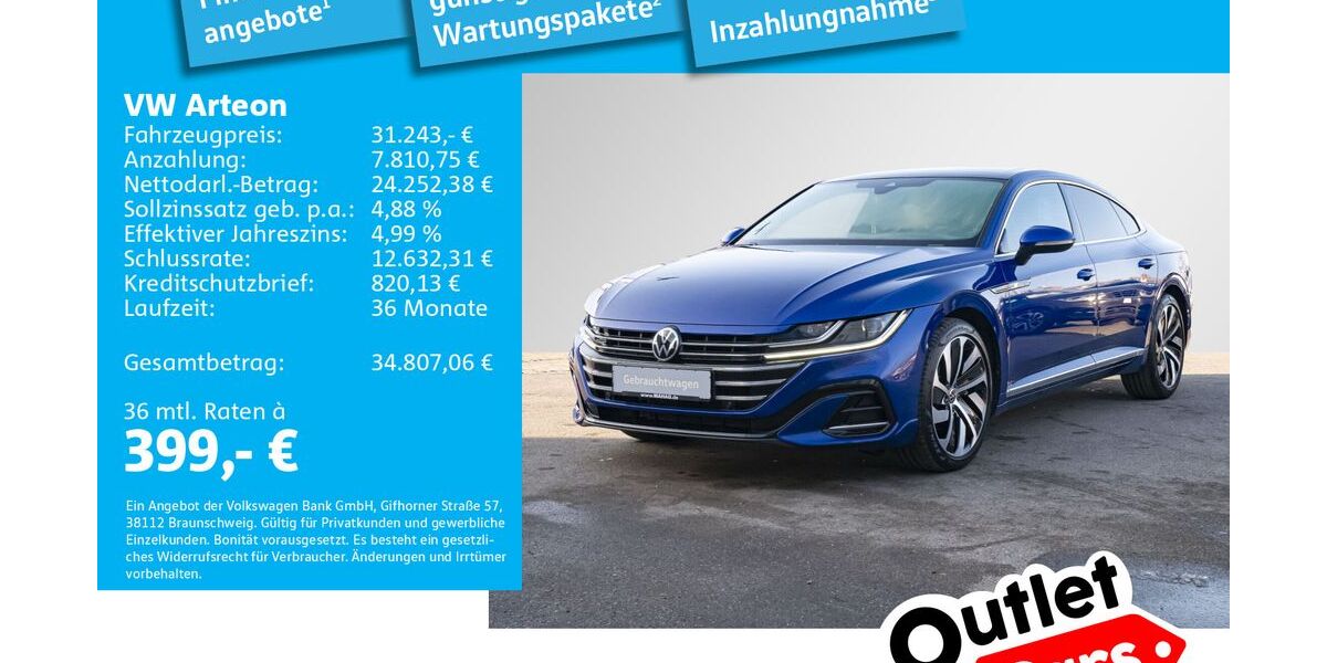 VW Arteon 64.866 km 31.243 &euro; Dachau 85221
