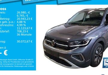 VW T-Cross 9.826 km 26.980 &euro; München 80935