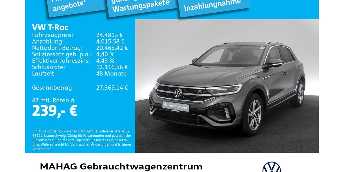 VW T-Roc 72.100 km 24.481 &euro; München 80935