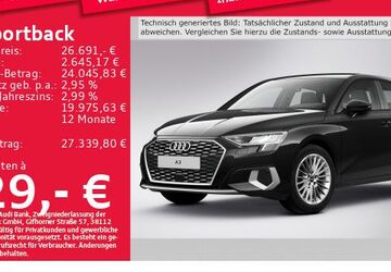 Audi A3 24.400 km 26.181 &euro; München 80935