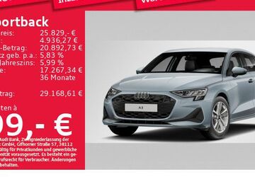 Audi A3 30.835 km 25.829 &euro; München 80935