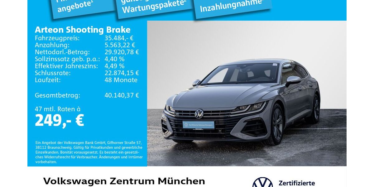 VW Arteon 15.122 km 34.985 &euro; München 80687