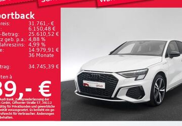 Audi A3 23.620 km 31.761 &euro; Eching 85386