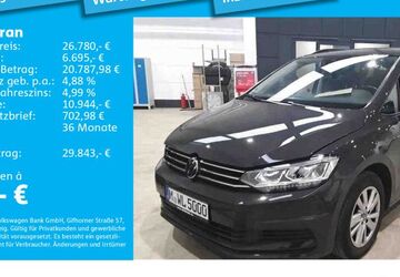 VW Touran 100.519 km 26.780 &euro; Dachau 85221