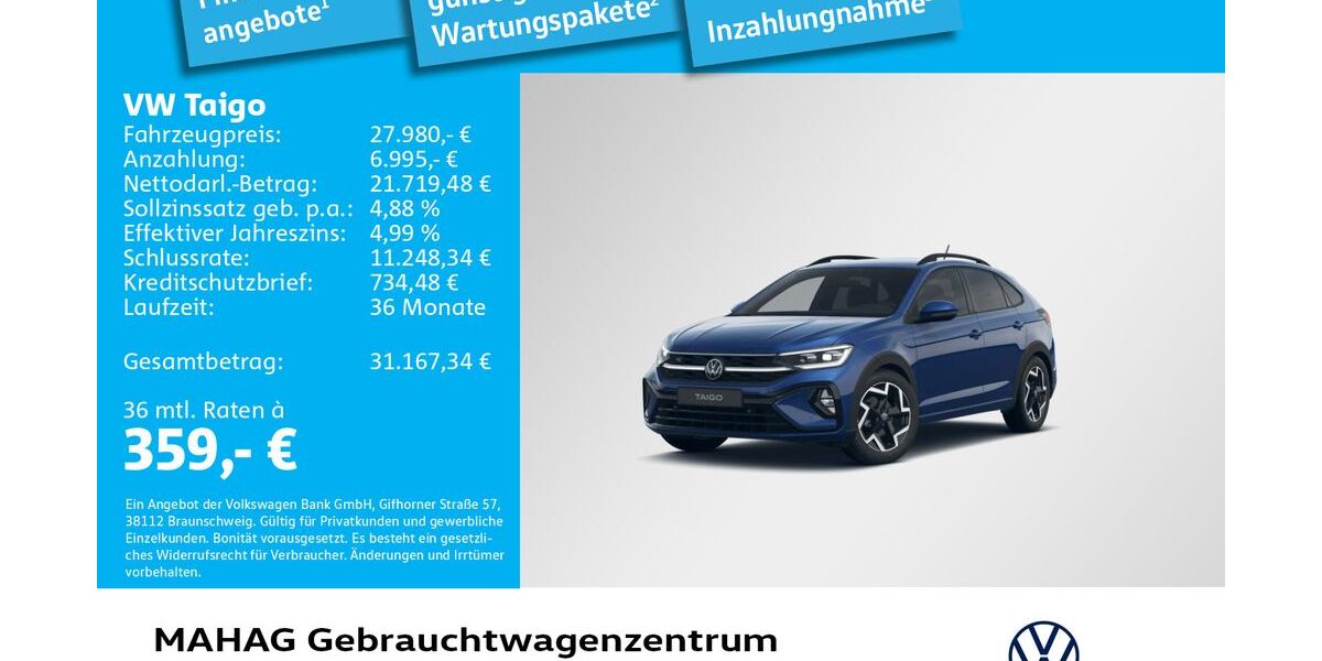 VW Taigo 16.454 km 27.980 &euro; München 80935