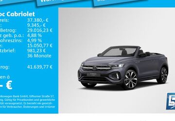 VW T-Roc 5.483 km 37.380 &euro; München 80687