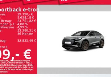 Audi Q4 e-tron 82.923 km 29.351 &euro; München 81825