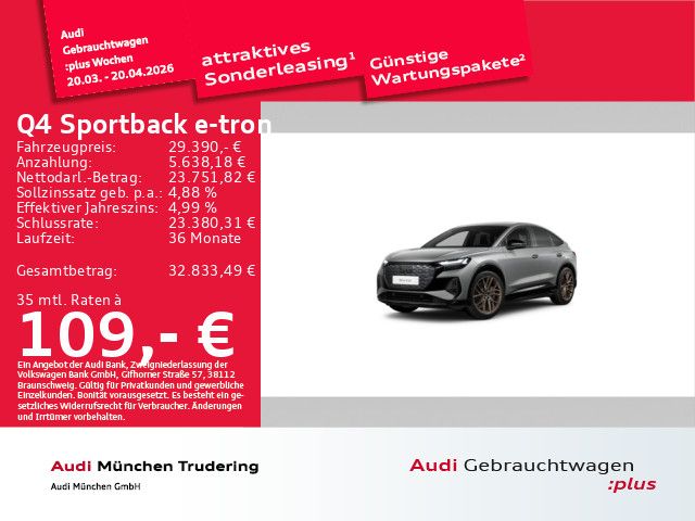 Audi Q4 e-tron 82.923 km 29.390 &euro; München 81825