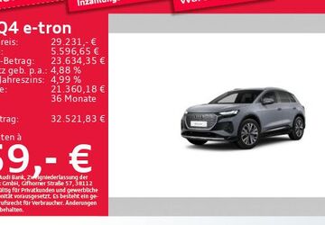 Audi Q4 e-tron 32.881 km 27.834 &euro; München 81825