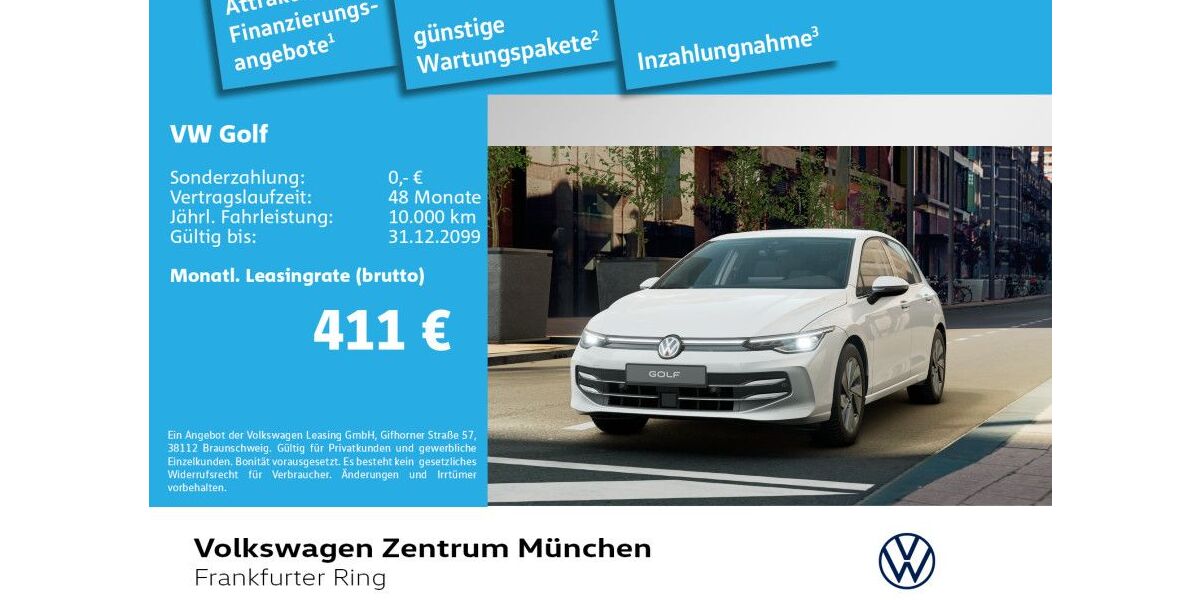 VW Golf 3.000 km 29.980 &euro; München 80807