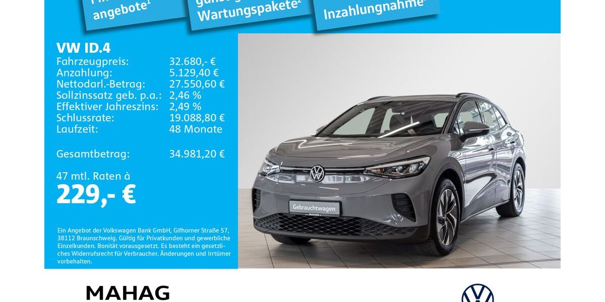 VW ID.4 27.485 km 31.981 &euro; München 81825