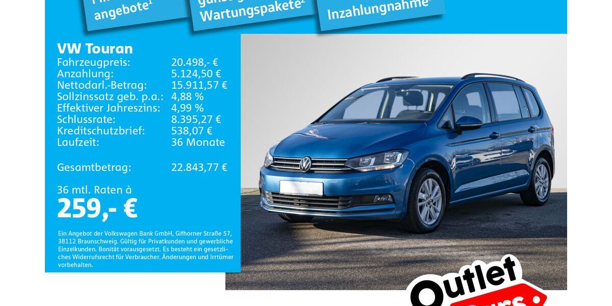 VW Touran 109.491 km 20.498 &euro; Dachau 85221
