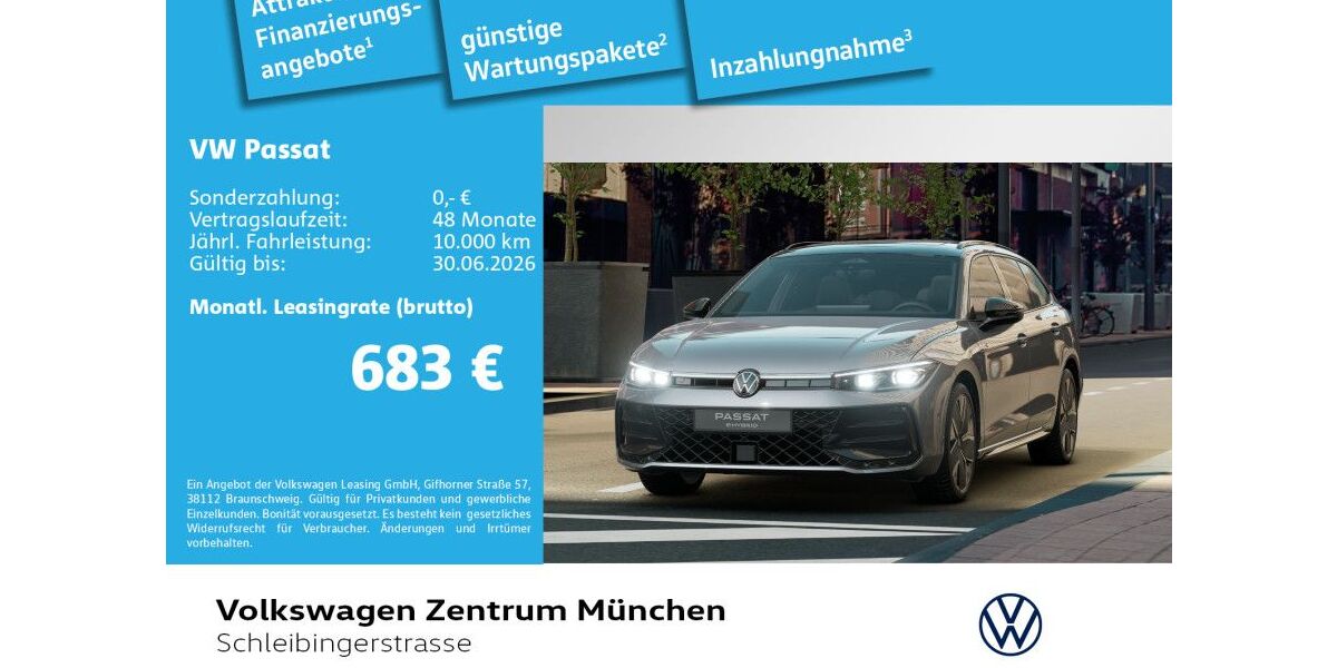 VW Passat 7.500 km 56.980 &euro; München 81669