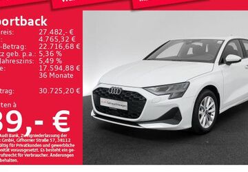 Audi A3 20.789 km 27.482 &euro; München 80935
