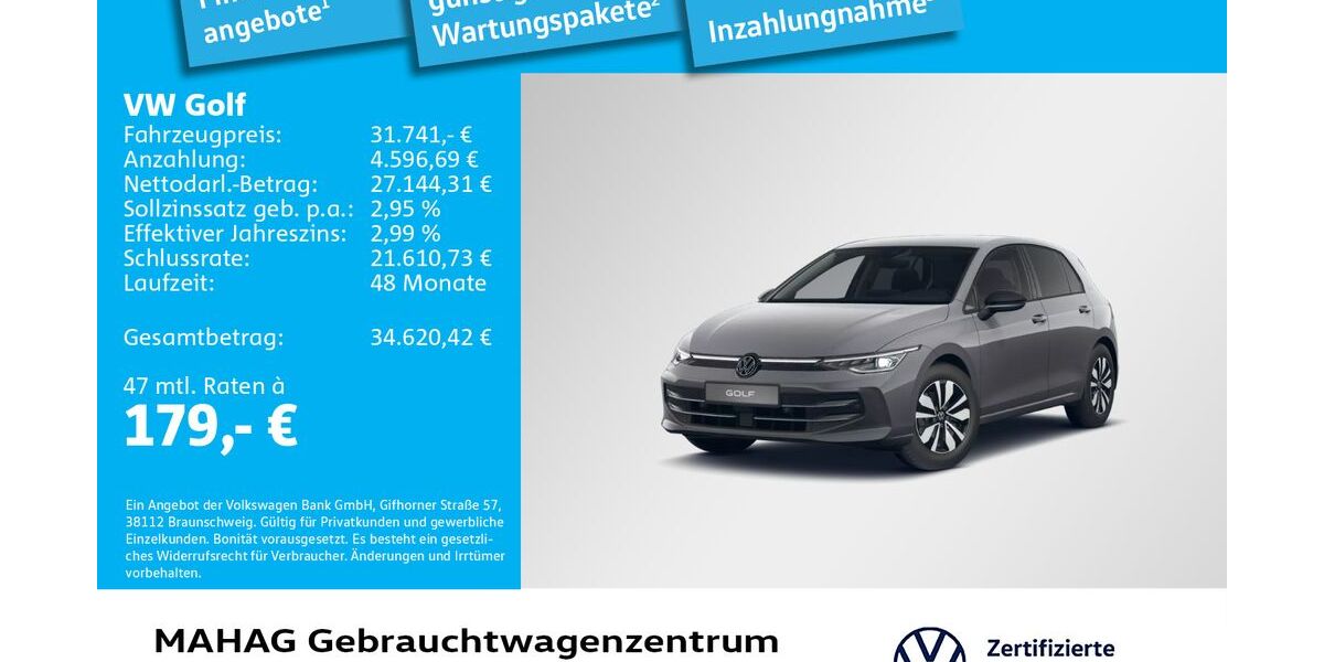 VW Golf 17.911 km 28.986 &euro; München 80935