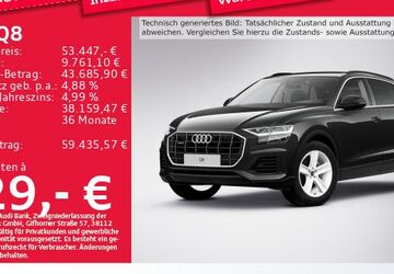 Audi Q8 39.113 km 51.998 &euro; Eching 85386