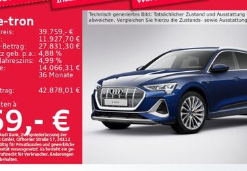 Audi e-tron 62.848 km 39.621 &euro; Eching 85386