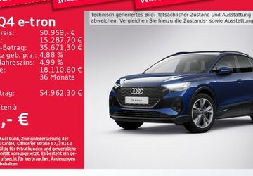 Audi Q4 e-tron 12.573 km 49.694 &euro; Eching 85386