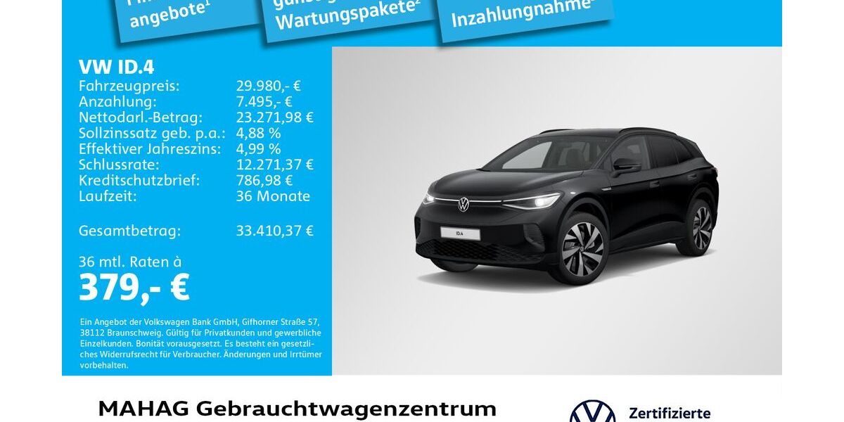VW ID.4 49.200 km 29.980 &euro; München 80935