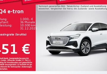 Audi Q4 e-tron 10.405 km 47.542 &euro; Eching 85386