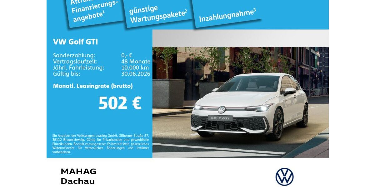 VW Golf 3.000 km 46.480 &euro; Dachau 85221