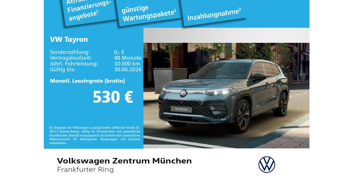 VW Tayron 3.000 km 49.980 &euro; München 80807