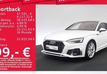 Audi A5 28.985 km 47.591 &euro; Eching 85386
