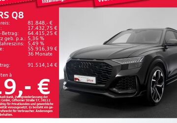 Audi RSQ8 81.097 km 83.887 &euro; Eching 85386