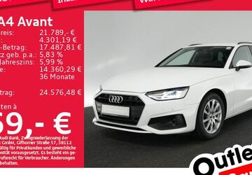 Audi A4 82.820 km 21.789 &euro; München 80935